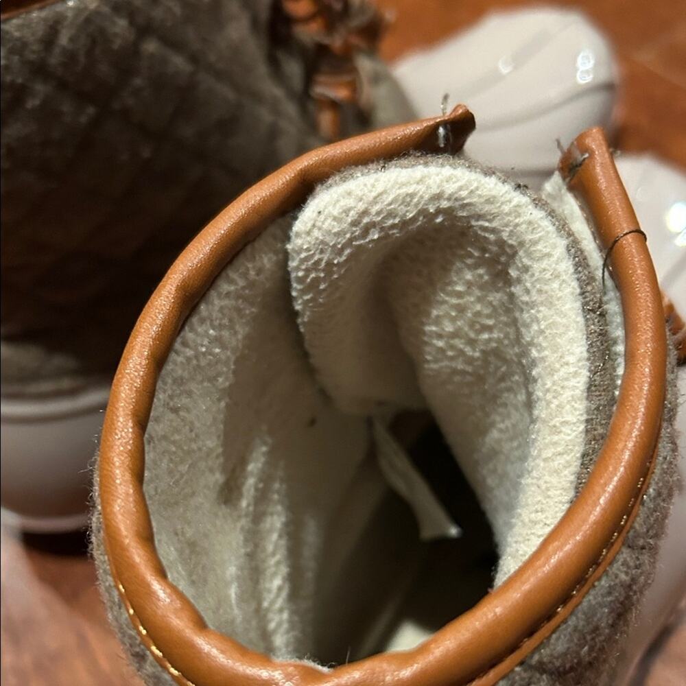 Seven7 Taupe Wool Goose Boot Women's Quilted Duck Boots, Size 11 - Picture 11 of 16
